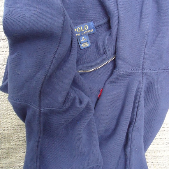 SIZE M (10-12). Polo Ralph Lauren quarter zip sweater. - Picture 4 of 7